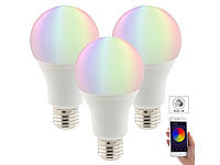 Luminea Home Control 3er-Set WLAN-LED-Lampen, Amazon Alexa & Google Assistant komp., E27; WLAN-LED-Filament-Lampe E27 weiß WLAN-LED-Filament-Lampe E27 weiß 