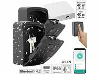 Xcase 2er +GW Smarter Schlüssel-Safe mit Fingerabdruck-Erkennung, App; Mini-Schlüssel-Safe mit Bluetooth und App Mini-Schlüssel-Safe mit Bluetooth und App Mini-Schlüssel-Safe mit Bluetooth und App 