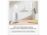 ; Temperatur- & Luftfeuchtigkeits-Sensor mit Bluetooth, App und Sprachsteuerung Temperatur- & Luftfeuchtigkeits-Sensor mit Bluetooth, App und Sprachsteuerung Temperatur- & Luftfeuchtigkeits-Sensor mit Bluetooth, App und Sprachsteuerung 