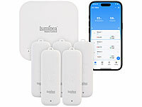 Luminea Home Control Temperatursender, Luftfeuchtigkeitsmessgeräte