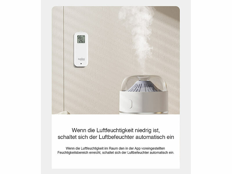 ; WLAN-Temperatur- & Luftfeuchtigkeits-Sensoren mit App-Auswertungen WLAN-Temperatur- & Luftfeuchtigkeits-Sensoren mit App-Auswertungen WLAN-Temperatur- & Luftfeuchtigkeits-Sensoren mit App-Auswertungen 